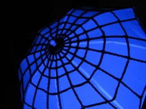 Spider Web Umbrella No. 1 - Little Miss Muffet - Exclusive Aberrant Crochet Original Design