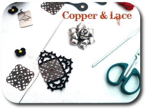 If I can get my antique crochet hook into it, I crochet lace into it.