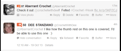 Felted crochet hooks exist! 