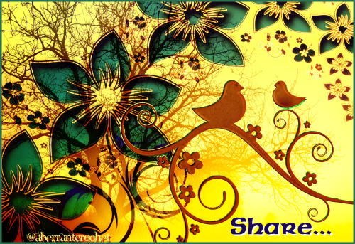 Social Media Is Sharing - article and graphic by Aberrant Crochet