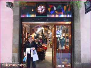 Aberrant Crochet visits - All You Knit Is Love - in Barcelona Spain