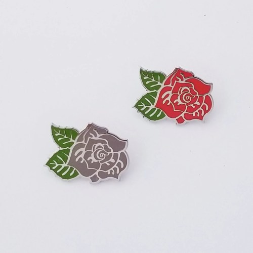 Rose Enamel Pins - Raise Money for Brain Cancer Research - Glioblastoma