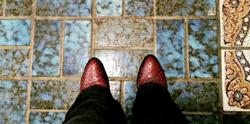 red studded cowboy boots - the best anniversary gift Texas